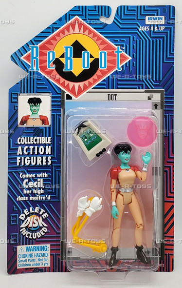 ReBoot Dot Action Figure 1995 Irwin 30012