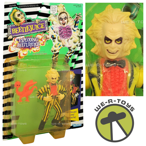 Beetlejuice Exploding Beetlejuice with Dreadful Dragon Action Figure 30170
