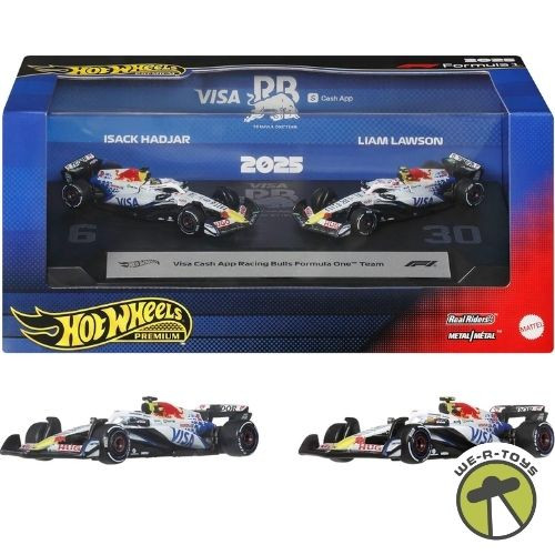 Hot Wheels Premium Visa Cash App Racing Bulls Formula One Team 2-Pack