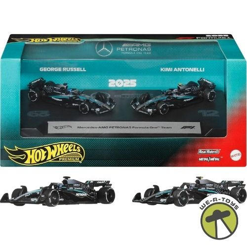 Hot Wheels Premium Mercedes-AMG Petronas Formula One Team 2-Pack