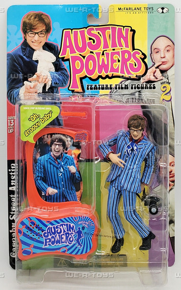 Austin Powers Carnaby Street Austin Figure with Talking Base McFarlane 14111