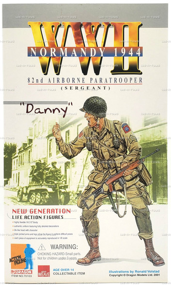 Dragon WWII 82nd Airborne Paratrooper Danny Action Figure #70103