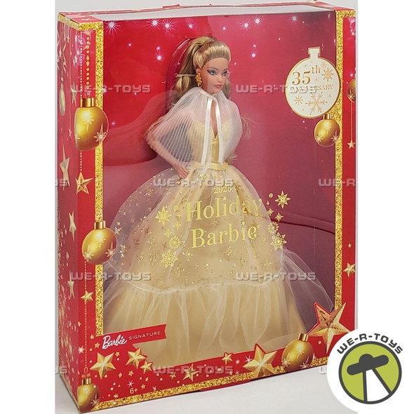 Barbie Signature 2023 Holiday Doll 35th Anniversary Mattel HJX10