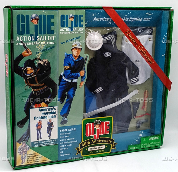 GI Joe 40th Anniversary Action Sailor With Shore Patrol Set Action Figure
