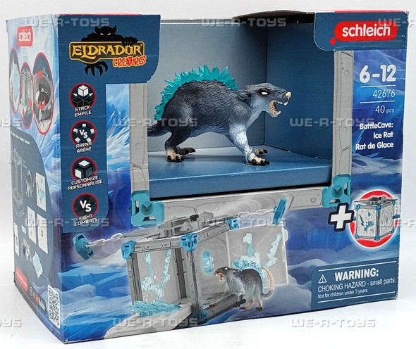 Eldrador Creatures Ice Rat with BattleCave Schleich 426776