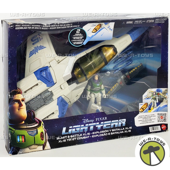 Disney Pixar Lightyear Blast and Battle XL-15 Vehicle Playset 06957 Mattel 2021