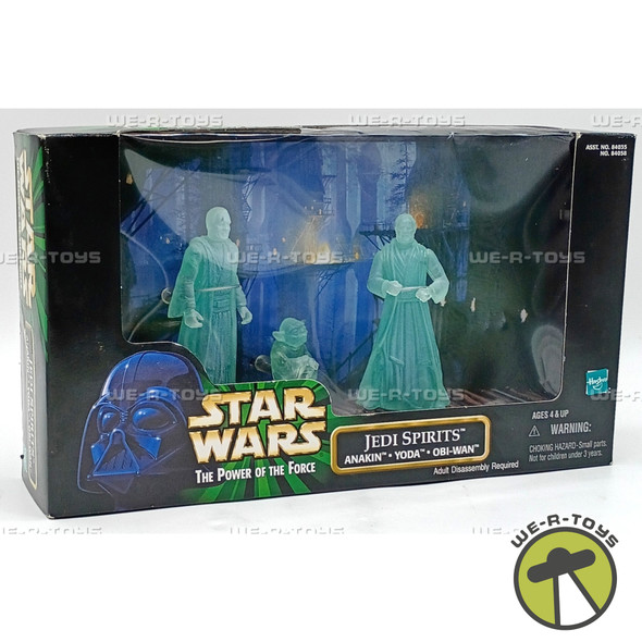 Star Wars Power of the Force Jedi Spirits Anakin Yoda & Obi-Wan Figures 1998