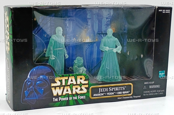 Star Wars Power of the Force Jedi Spirits Anakin Yoda & Obi-Wan Figures 1998