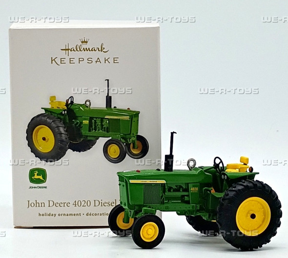Hallmark Keepsake John Deere 4020 Diesel Tractor Diecast Christmas Ornament