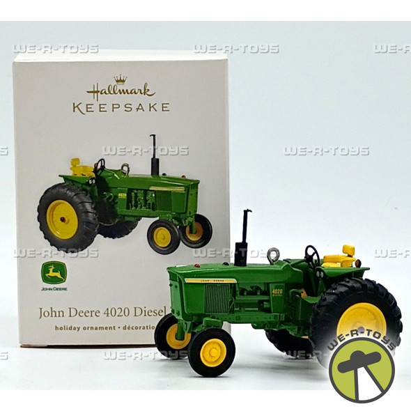 Hallmark Keepsake John Deere 4020 Diesel Tractor Diecast Christmas Ornament