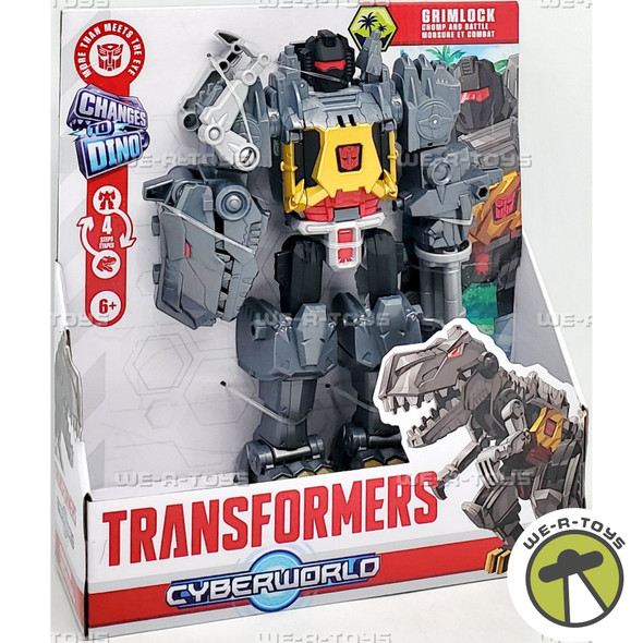 Transformers Cyberworld Grimlock Chomp & Battle Action Figure 2025 Hasbro G0748