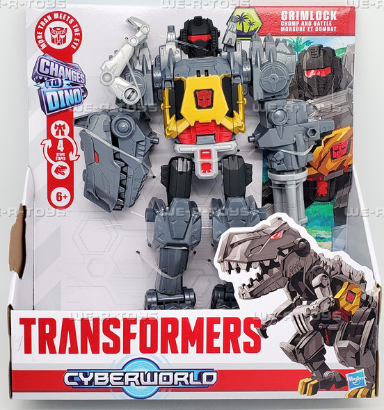 Transformers Cyberworld Grimlock Chomp & Battle Action Figure 2025 Hasbro G0748