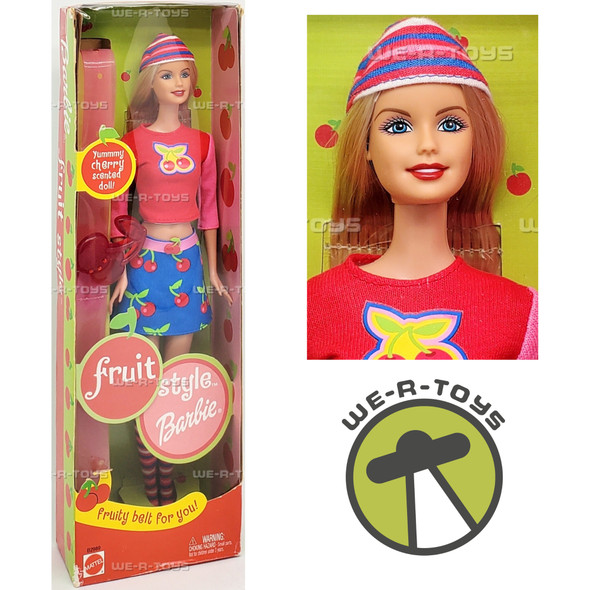 Fruit Style Barbie Doll Yummy Cherry Scent 2002 Mattel B2989