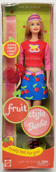 Fruit Style Barbie Doll Yummy Cherry Scent 2002 Mattel B2989
