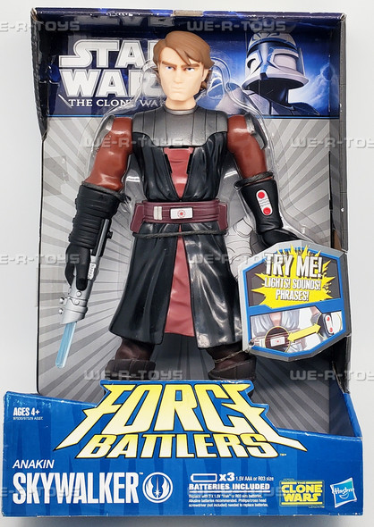 Star Wars The Clone Wars Force Battlers Anakin Skywalker Figure Hasbro 97530