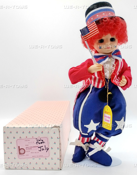 Brinn's July Calendar Clown 1988
