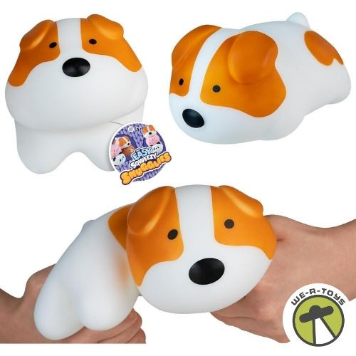 Orb Easy Sqweezy Snugglies Jumbo Dog Sensory Toy