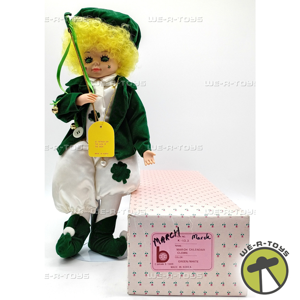 Brinn's March Calandar Clown Doll 1988