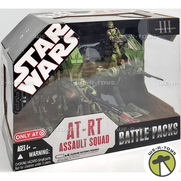 Star Wars At-Rt Assault Squad Action Figure & Vehicle Battle Pack Hasbro 87376
