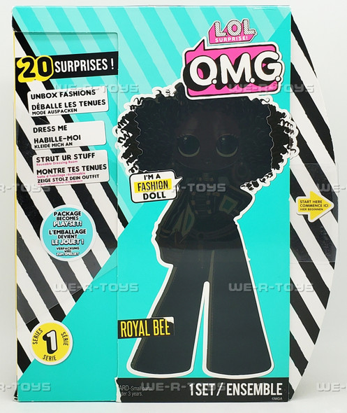 L.O.L. Surprise! O.M.G. Series 1 Royal Bee Doll with 20 Surprises MGA 56055