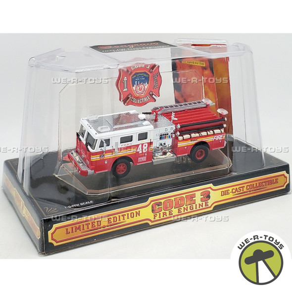 Code 3 City of New York #48 Fire Truck Die Cast 02453