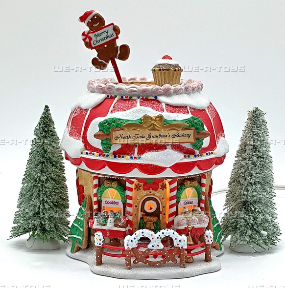 Department 56 North Pole Grandma's Bakery North Pole Series Porcelain Building