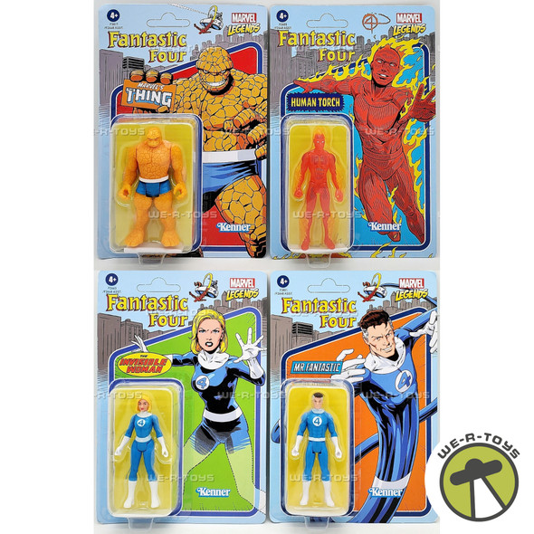 Marvel Legends Series Fantastic Four Action Figure Set of 4 Figures 2021 Hasbro