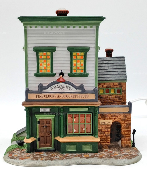 New Department 56 New England Village Wm. Walton Fine Clocks 56.56628