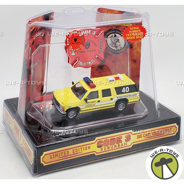 Code 3 Clark County GMC 1999 Fire Department 40 Die Cast Vehicle 12360