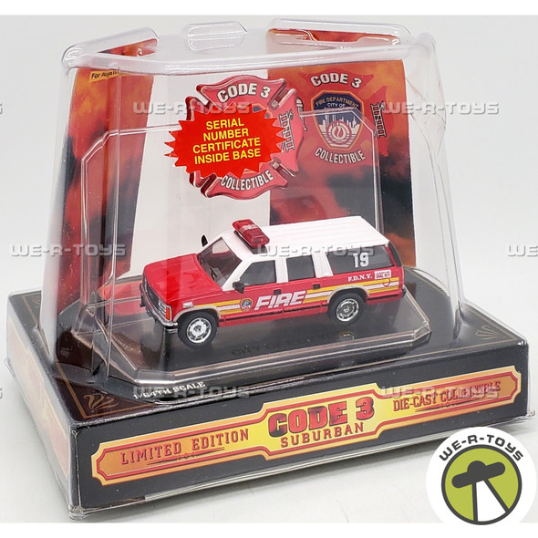 Code 3 FDNY 19 GMC 1998 Die Cast Vehicle 12403