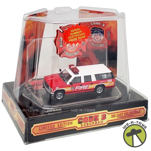 Code 3 FDNY 19 GMC 1998 Die Cast Vehicle 12403