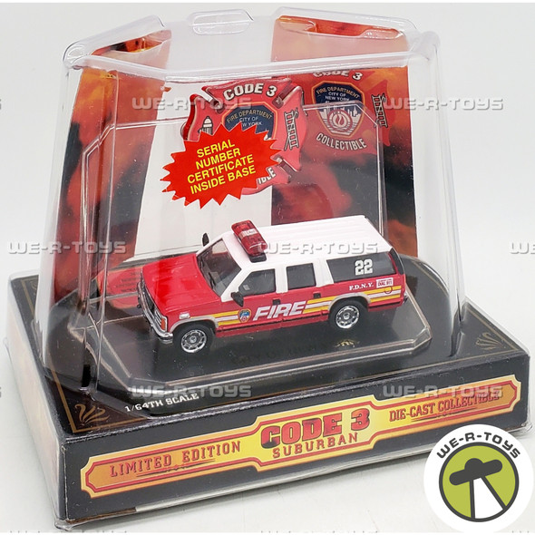 Code 3 New York City Fire Department 22 Die Cast Vehicle 12403