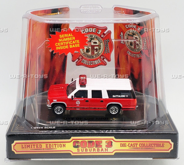 Code 3 City of Los Angeles Fire Department Battalion 11 Die Cast Vehicle 12400