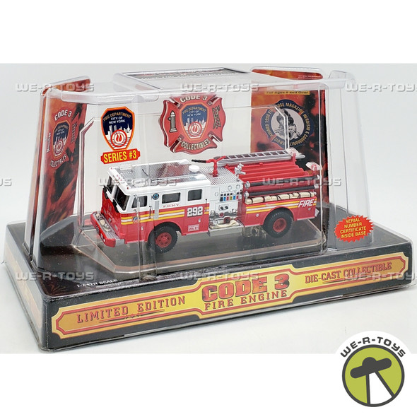 Code 3 FDNY 292 Seagrave Die Cast Vehicle 12302