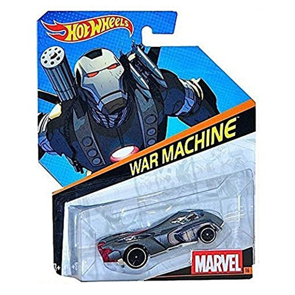 Hot Wheels Marvel #16 War Machine Diecast Vehicle