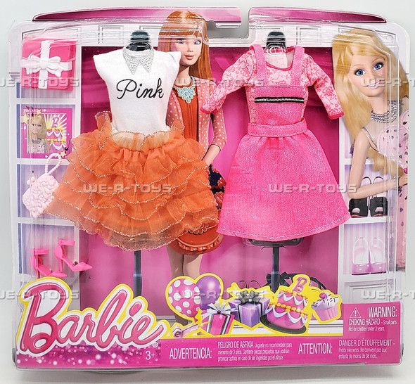 Barbie Fashion Complete Look 2-Pack #2 Outfit Set 2014 Mattel CFY08