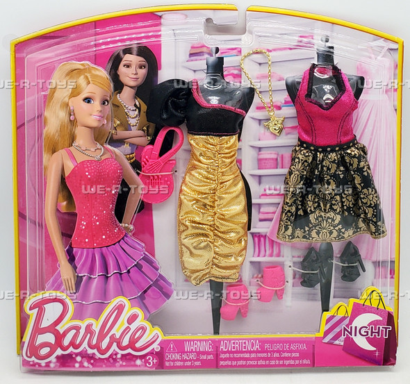 Barbie Night Looks Rock Concert Fashion Pack 2013 Mattel BCN75