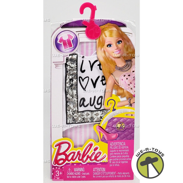 Barbie Fashions Top #5 Live Love Laugh 2014 Mattel CFX78