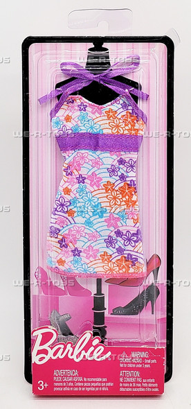 Barbie Fashions Colorful Flowers Halter Dress 2009 Mattel R4275