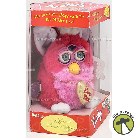 Valentine's Day Electronic Furby Toy 1999 Tiger Electronics Hasbro 01579