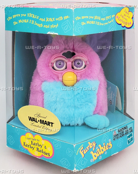 Electronic Furby Babies Purple and Blue 2000 Tiger Electronics Hasbro 02017