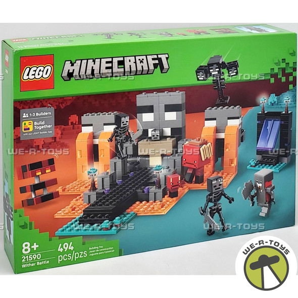 LEGO Minecraft Wither Battle 494 Piece Building Set 21590