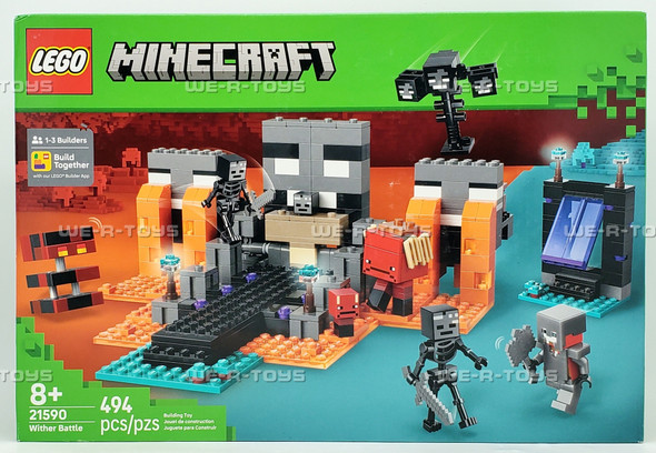 LEGO Minecraft Wither Battle 494 Piece Building Set 21590