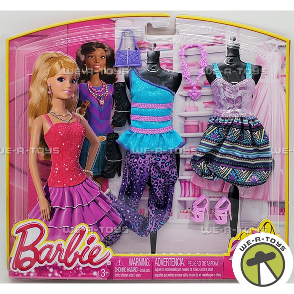 Barbie Fashions Night Looks Girls Night Out Set 2013 Mattel BCN76