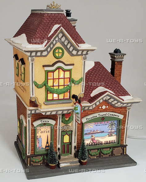 Department 56 Paradise Travel Company Christmas in the City Series Building