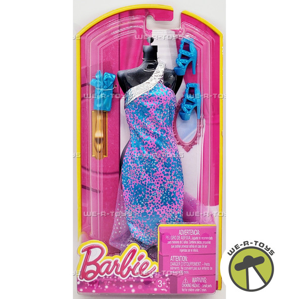 Barbie Fashions Purple and Blue Gown 2013 Mattel BLT13