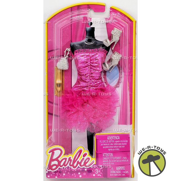 Barbie Fashions Pink Dress 2013 Mattel BLT12
