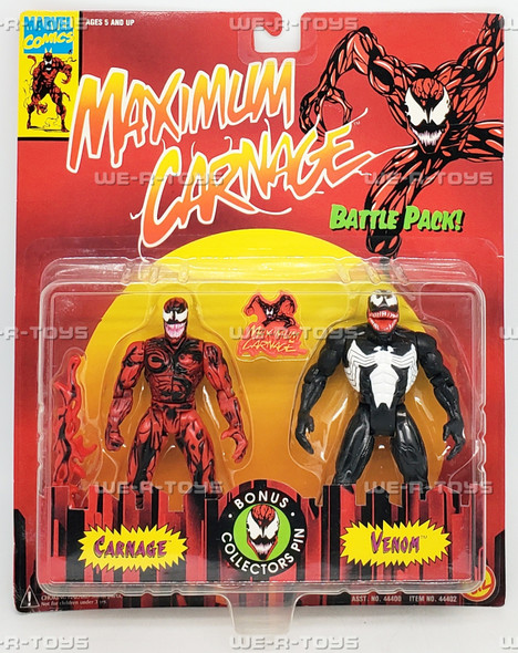 Marvel Maximum Carnage Venom and Carnage Action Figures 1994 Toy Biz 44402