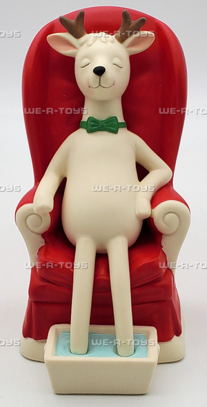 Department 56 Santa's Reindeer R&R Christmas Memories Porcelain Figurine