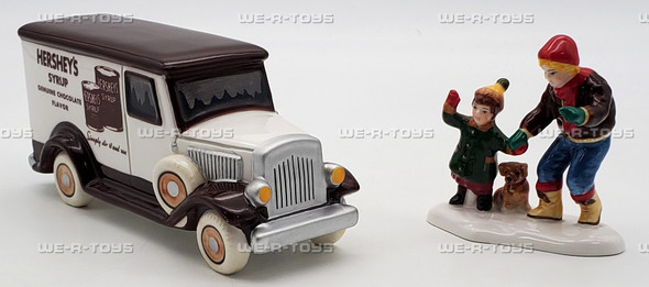 Department 56 Kids Love Hershey's Set of 2 The Original Snow Village Collection